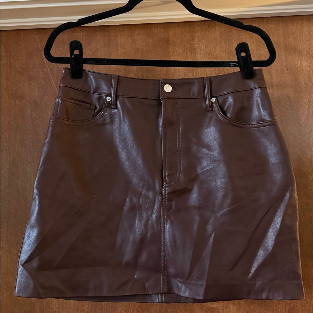 Express Faux Leather Mini Skirt ~ Size 10